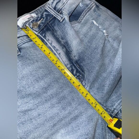 Vervet Millman Erika Mom Destressed Jeans In Medium Blue Wash Size 28 EUC - Picture 10 of 12